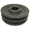 B&B Manufacturing Bushing 2 Groove V-Belt Pulley 5.75 inch OD 2BK60H - alternate 2